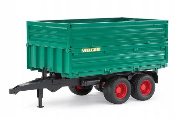 Toakslet trailer med hævede sider