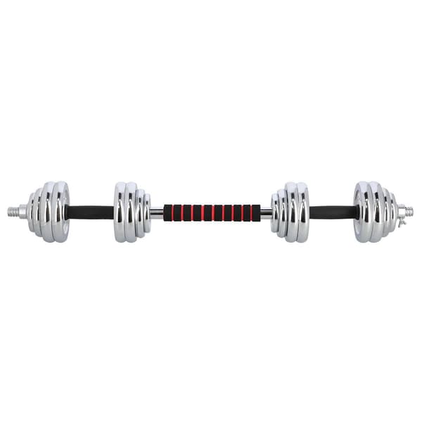 Vægtstænger i forkromet etui 2x15kg STC30 HMS