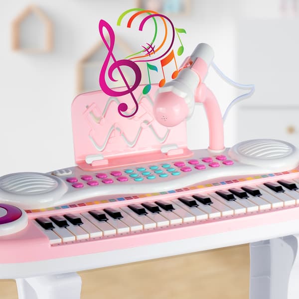 Orgelklaverkeyboard til børn + mikrofon MP3 USB Z714R