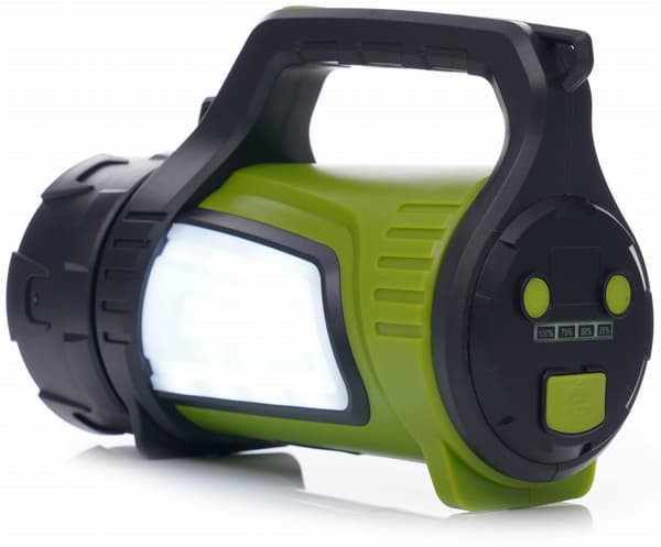 Ladattava taskulamppu sivuvaloilla KD1243