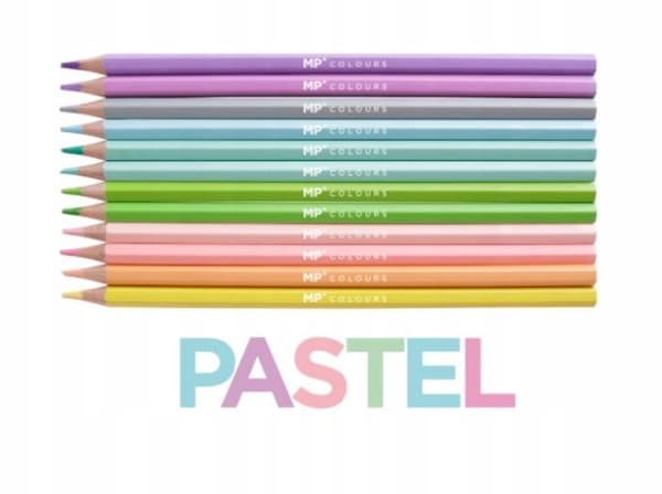 Pastellikynät MP 12 väriä PP827
