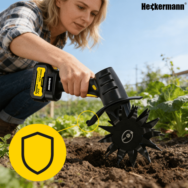 Heckermann Basic AJMGG20 batteridrevet mini-jordfreser