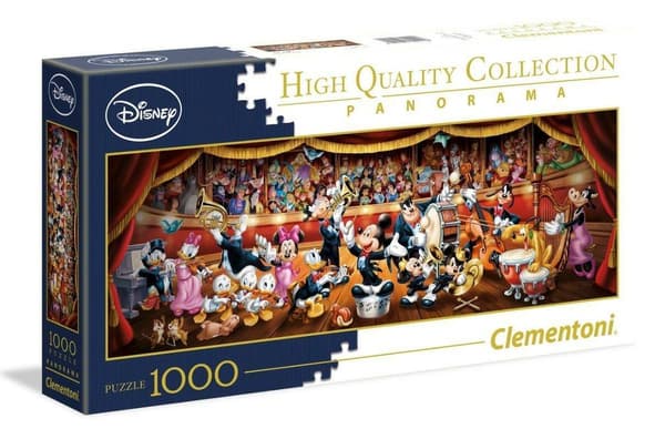 Puslespil 1000 Panorama Disney Orkester