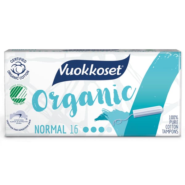 Tampony NORMAL, 16 sztuk VUOKKOSET