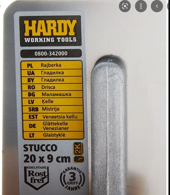 Murslev "Stucco" Hardy (20 x 9 cm)