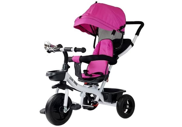 PRO300 lyserød trehjulet cykel