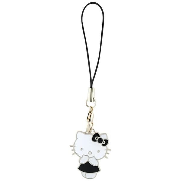 Hello Kitty vedhæng HKCPMKK Telefonrem sort Charm Kitty Sød