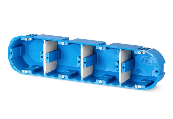 Multibox infälld elbox för Regips, djup 4x60mm, 1 st Simet