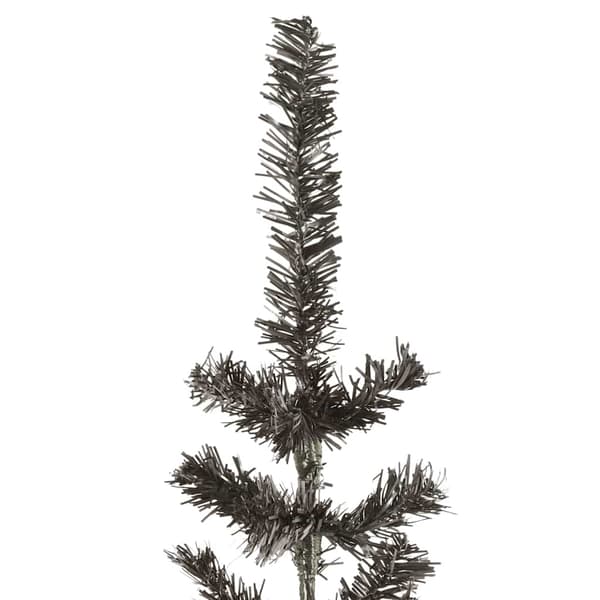 vidaXL slankt juletræ, sort, 210 cm