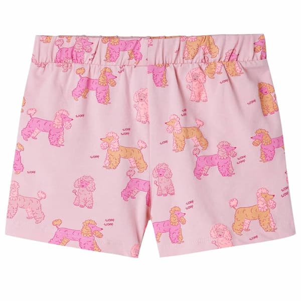 Børne pyjamas med korte ærmer, lyserød, 116