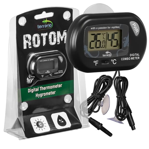 Terrario Rotom digital termometer och hygrometer