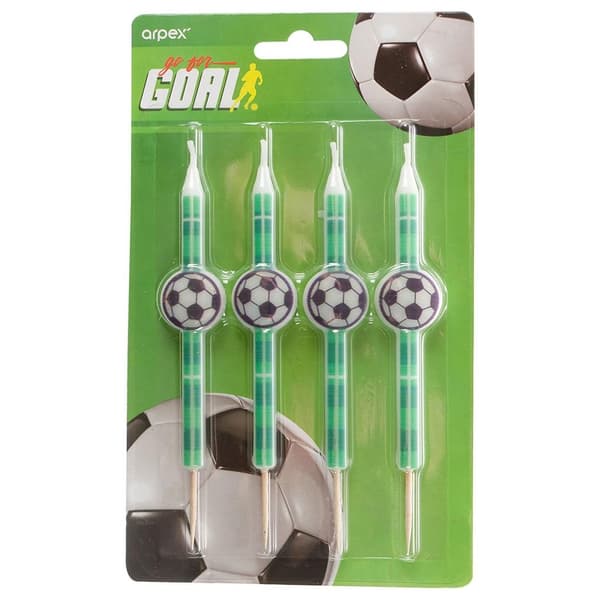 Gol! Lys 10,5 cm 4 stk.