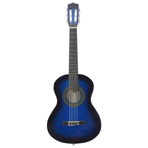 vidaXL Klassisk gitarr för nybörjare och barn, 1/2, 34", linsträ