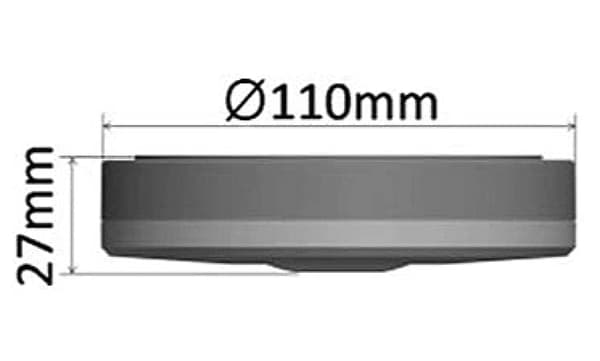 Utomhus LED-rörelsesensor takbelysning 2000W IP65 360° ytmonterad