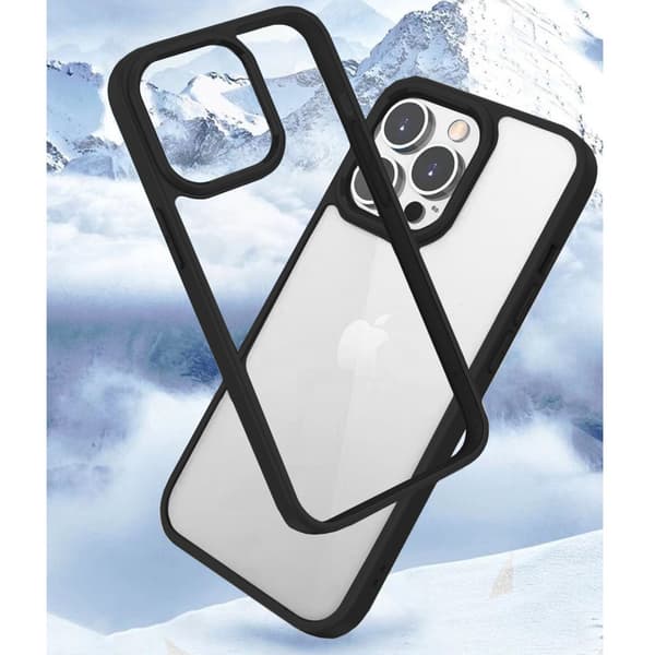 Hybridskal för iPhone 14 Pro Max, mattsvart