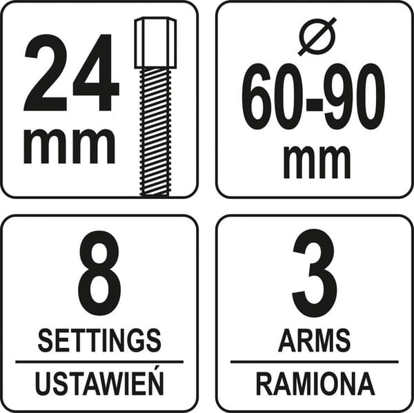 YATO UNIVERSAL TIDDRAGARE YT-06340