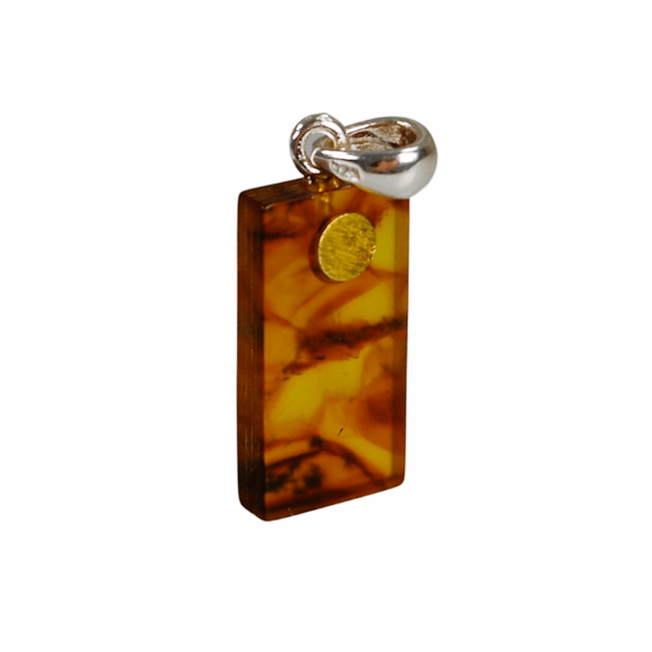 Cognac rav vedhæng - Baltic Amber Smykker