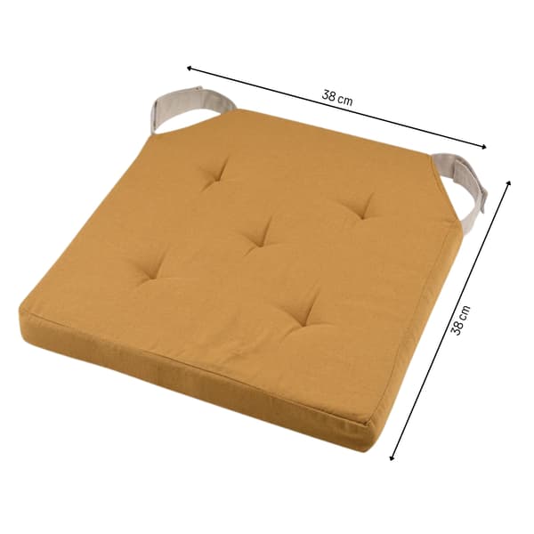 DUO stolehynde 38x38 cm honning