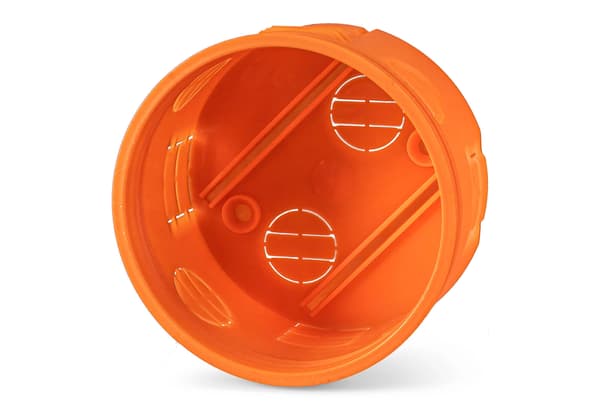 SIMET 70 mm infälld elbox med kort gren och lock
