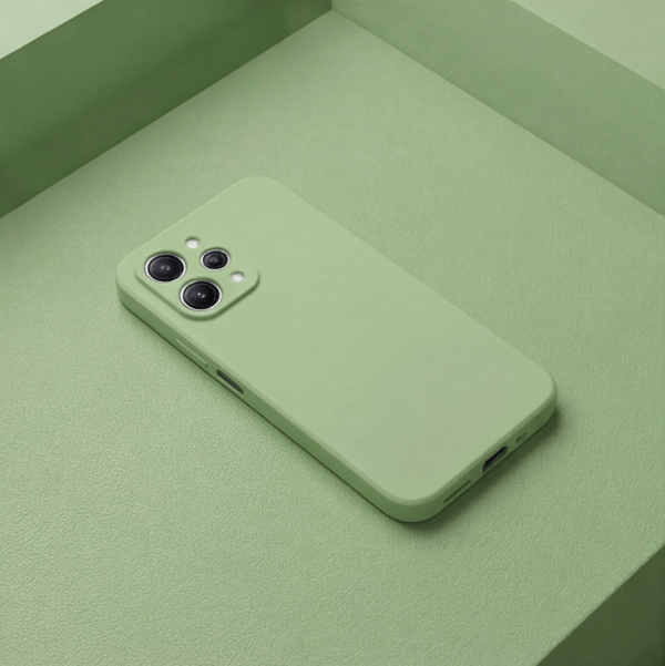 Etui til Xiaomi Redmi 12, Silikone Lite, grøn