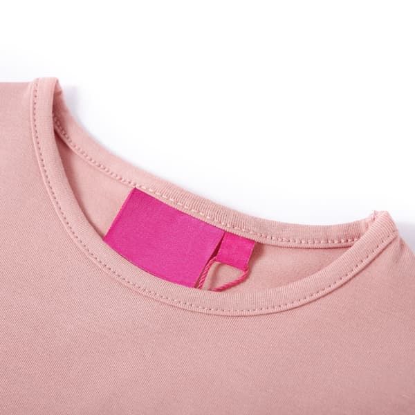 Børne langærmet T-shirt, lyserød, 104