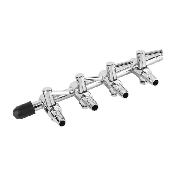 BOYU metal-T-stykke med ventil AD04