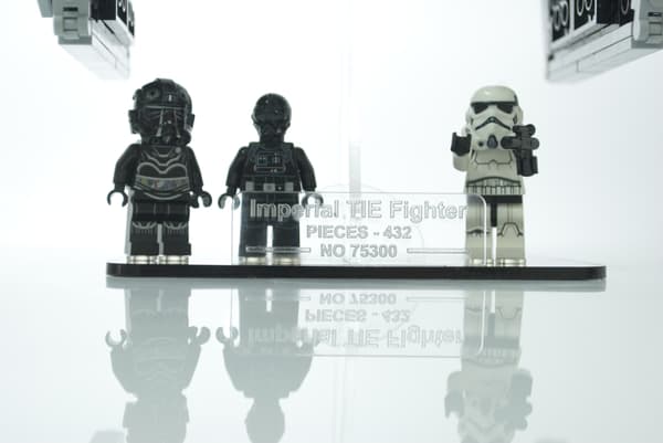 Bundplade til Lego Star Wars 75300 - Imperial TIE Fighter