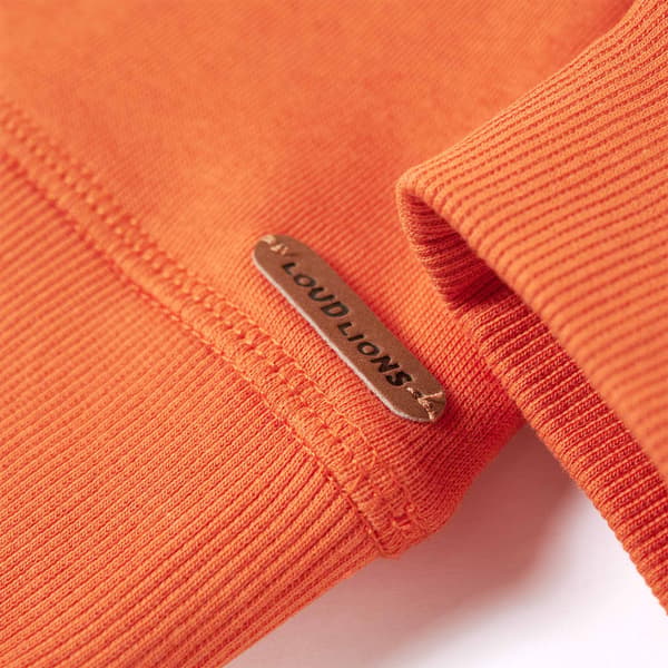Børnesweatshirt, mørkeorange, 104