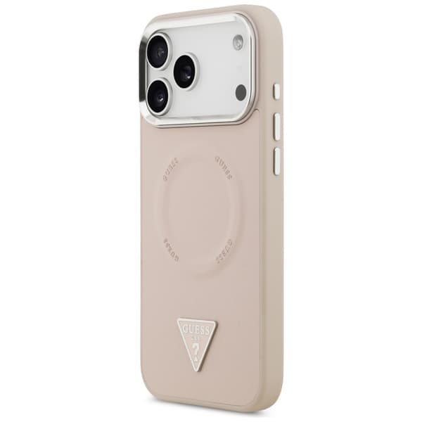 Guess Triangle Logo MagSafe-etui til iPhone 17 Pro Pink