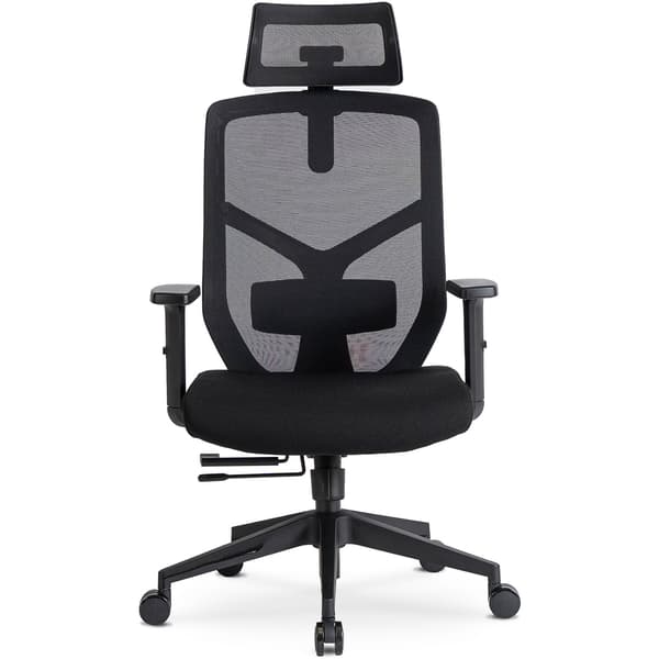 BENTO Sort Moderne Ergonomisk Drejelig Kontorstol