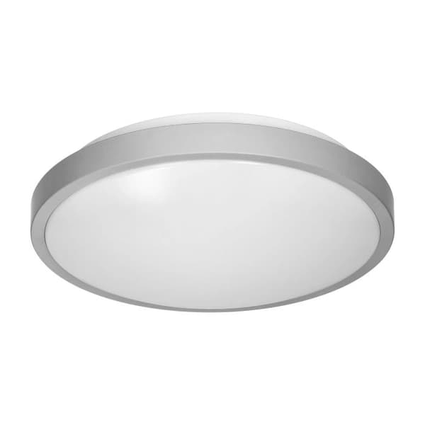 Loftlampe SELENE med to E27-pærer, 2x60W, IP54, grå