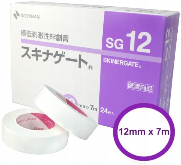 NICHIBAN perforeret øjenvippetape 1,2 cm x 7 m