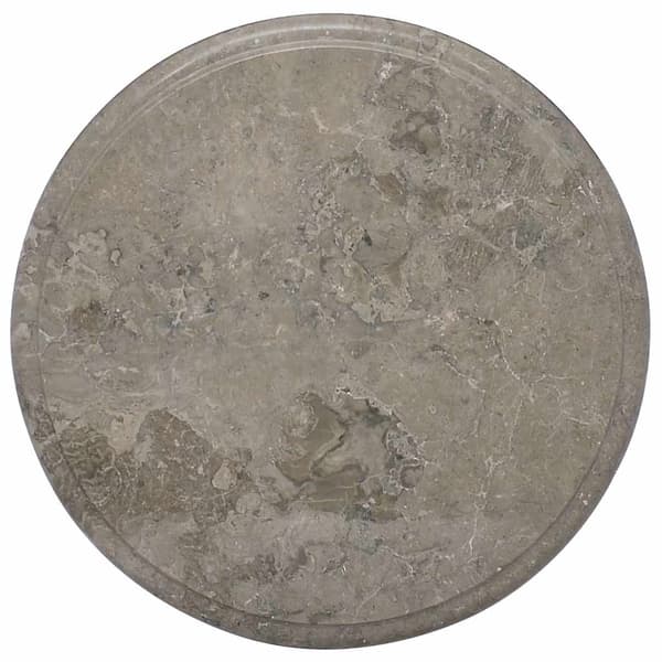vidaXL bordplade grå Ø40 x 2,5 cm marmor