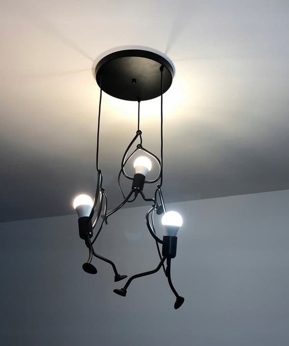 TRIPLE LOFTHÆNGELAMPE MODERNE LOFT HUMANOID