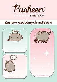 Sæt med 3 dekorative notesbøger. Pusheen