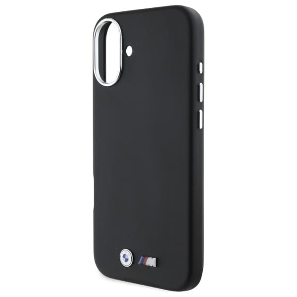 BMW M Smooth Full Wrapped Metal MagSafe-cover til iPhone 16 Plus, sort