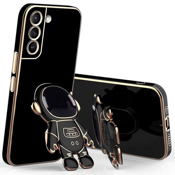 Samsung Galaxy S23 Plus cover, Astronaut, Sort