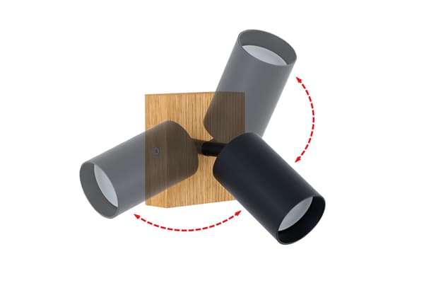 Moderne lampe - 1 x GU10 - 10x10 cm