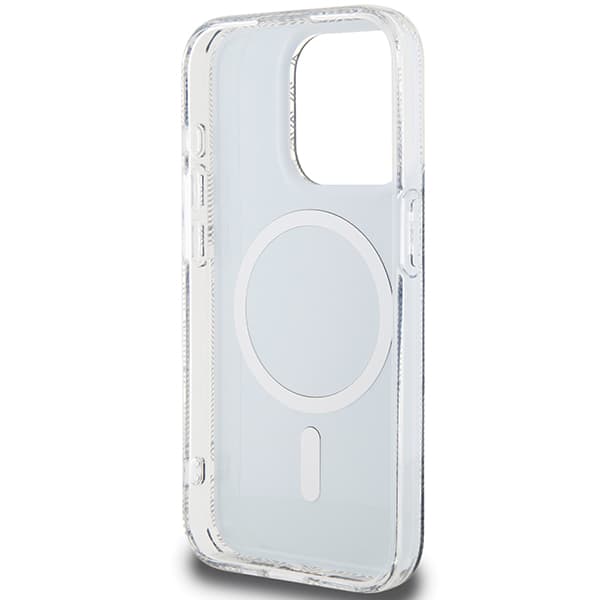 Guess IML GCube MagSafe-etui til iPhone 15 Pro, sort