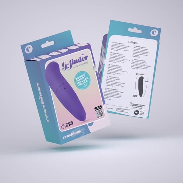 CRUSHIOUS G-FINDER MINI MASSAGEAPPARAT LILA