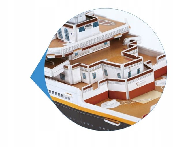 3D-PUSSEL TITANIC SKEPPSET XL 113 BITAR 0110