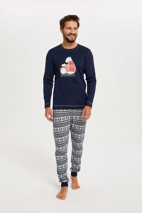 Arctic miesten pitkähihainen pyjama, pitkät housut S