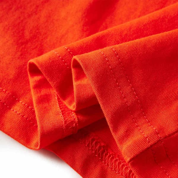 Barn långärmad T-shirt, orange, 116