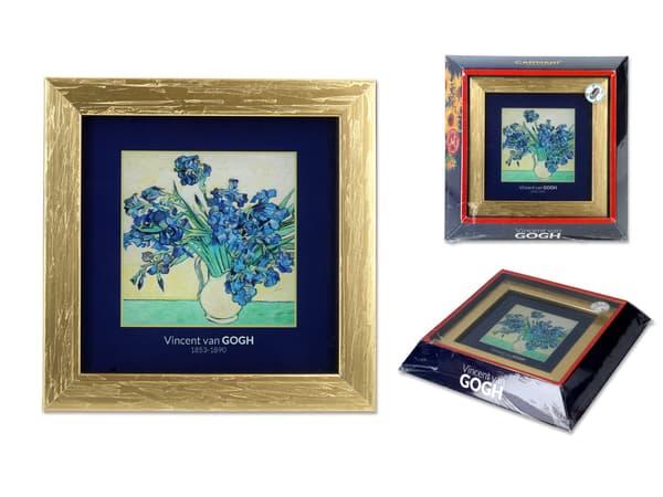 Carmani, billede - VAN Gogh/Iriser, guldramme