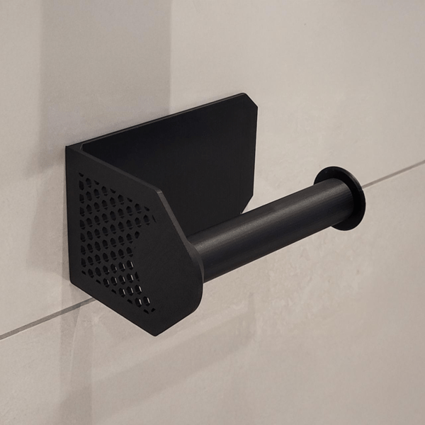 Sort moderne toiletpapirholder til badeværelsetoilet