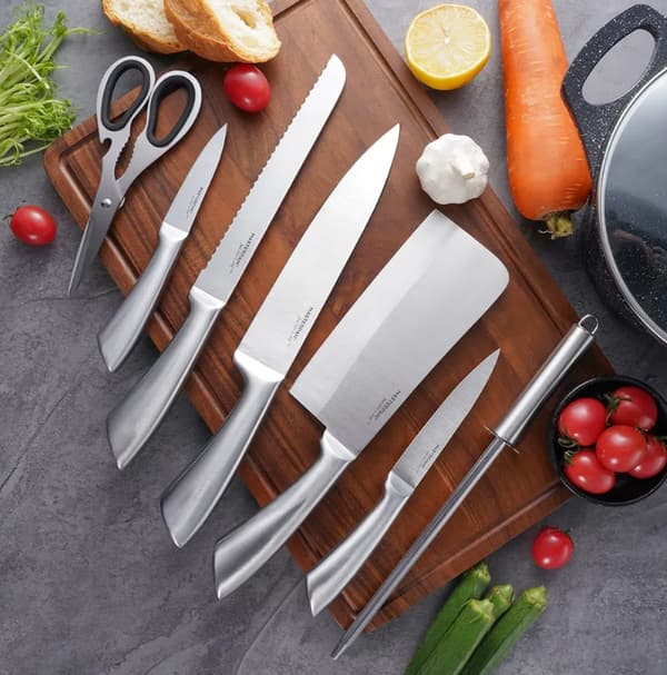 Masterpan MP-6001 køkkenknivsæt med 8 dele