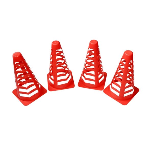 Sæt med 4 bløde MASTER-kegler - 22 cm