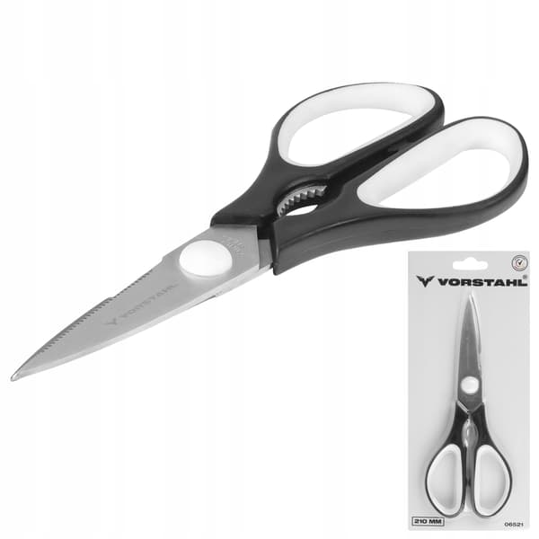 KONTORSAKS Universal FOLDBAR Rustfrit stål > 21cm < Vorstahl