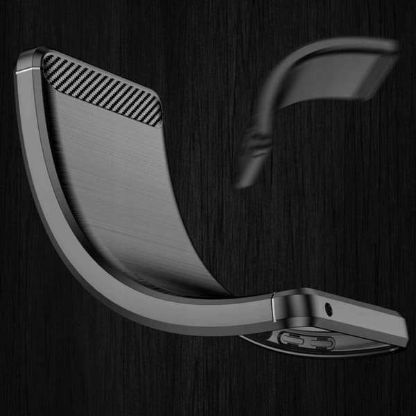 CARBON-ETUIS til REDMI NOTE 11 PRO 5G SORT BAGSIDHOLDER CARBON + GLAS