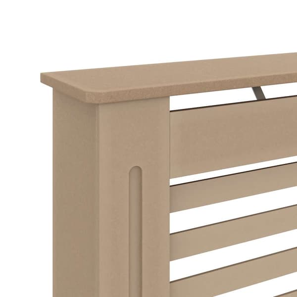 vidaXL Radiatorskydd, 112x19x81 cm, MDF